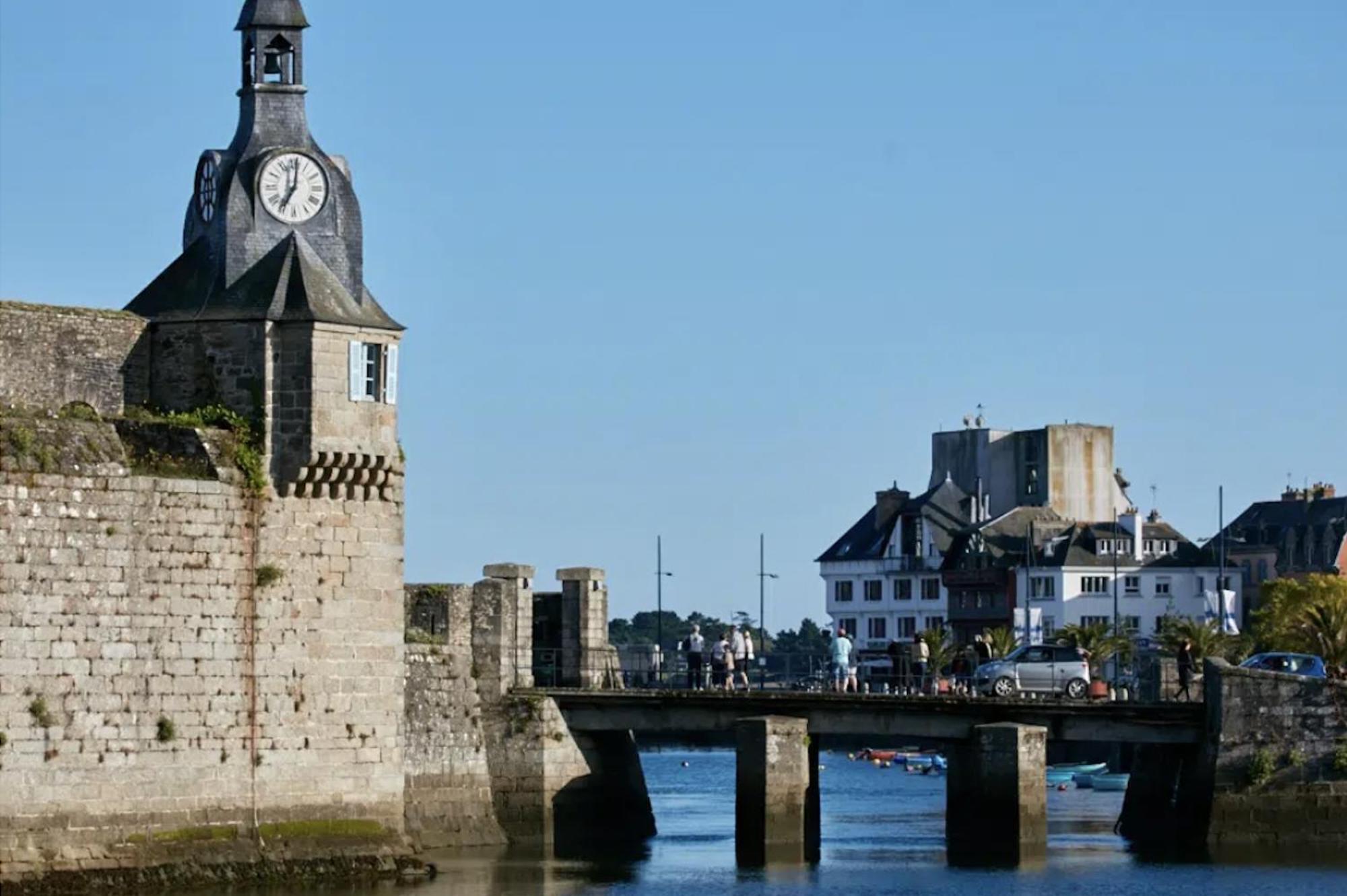 L'Hermine Terrasse Et Parking, 500 Plage Concarneau Zewnętrze zdjęcie